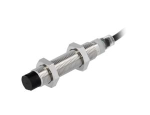 E2BM12LN08WPC12M Czujnik indukcyjny o zasięgu 08mm, konfiguracji wyjścia NPN / NO, napięciu zasilania 1030VDC, obudowie M12