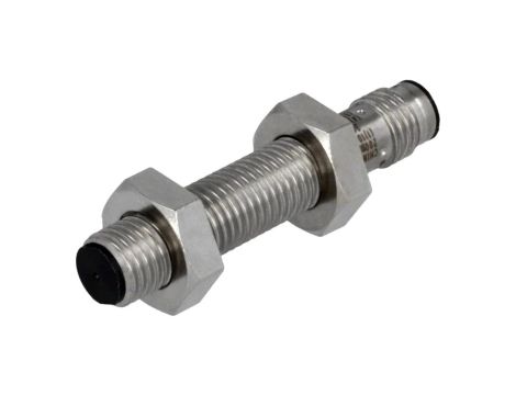 E2BS08KS02MCB2 Czujnik indukcyjny o zasięgu 02mm, konfiguracji wyjścia PNP / NC, napięciu zasilania 1030VDC, maksymalnym prądz