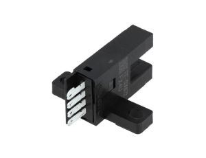 Czujnik fotoelektryczny o zasięgu 5mm, konfiguracji wyjścia NPN, trybach pracy DARK-ON, LIGHT-ON EE-SX672