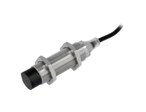 E2BM18LN10WPB12M Czujnik indukcyjny o zasięgu 010mm, konfiguracji wyjścia PNP / NO, napięciu zasilania 1030VDC, obudowie M18