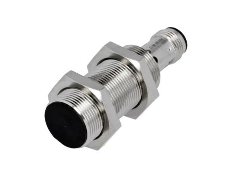 E2BM18KS08M1C1 Czujnik indukcyjny o zasięgu 08mm, konfiguracji wyjścia NPN / NO, napięciu zasilania 1030VDC, obudowie M18