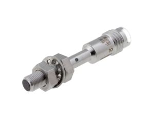 Czujnik indukcyjny o zasięgu 01,2mm, konfiguracji wyjścia PNP / NO, napięciu zasilania 1030VDC, obudowie M5 E2ES05S12MCB1