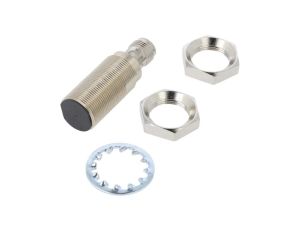 Czujnik indukcyjny o zasięgu 012mm, konfiguracji wyjścia NPN / NO, napięciu zasilania 1030VDC, obudowie M18 E2E-X12C118-M1
