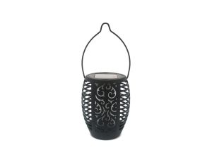 Lampa Solarna Ogrodowa LED Wisząca LATARENKA IGNIS Płomień IP44 1800K LUMILED