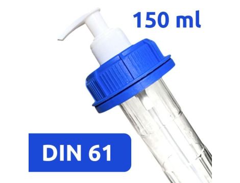 DOZOWNIK MYDŁA DO KANISTRA 150ml DIN61 NIEBIESKI
