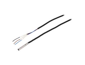 Czujnik indukcyjny o zasięgu 01,2mm, konfiguracji wyjścia NPN / NO, napięciu zasilania 1030VDC, obudowie Ø4 E2EC04S12WCC12M