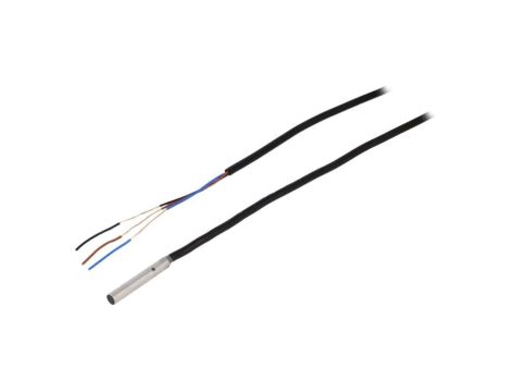 E2EC04S12WCC12M Czujnik indukcyjny o zasięgu 01,2mm, konfiguracji wyjścia NPN / NO, napięciu zasilania 1030VDC, obudowie Ø4