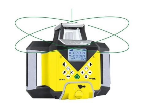 NIVEL SYSTEM NIWELATOR LASEROWY NL740G DIGITAL wiązka zielona