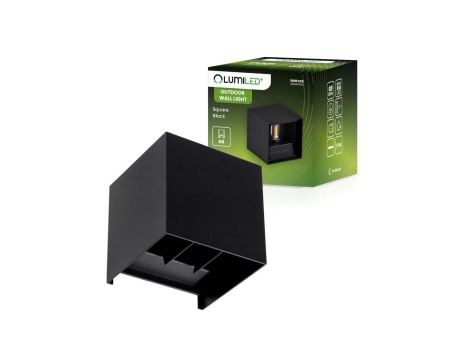 Kinkiet Ogrodowy Elewacyjny LED G9 Regulowany Góra Dół Czarny PYXIS LUMILED