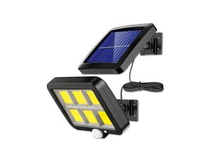 Naświetlacz Solarny LED Halogen Lampa Ogrodowa 6500K IP65 Czujnik Ruchu i Zmierzchu DECRO LUMILED