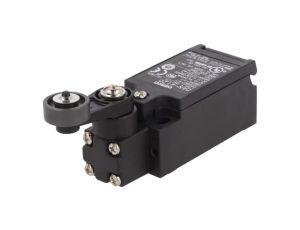 Wyłącznik krańcowy z dźwignią o promieniu 26mm i rolką z tworzywa Ø17,5mm D4N-4120