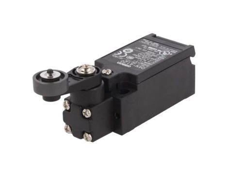 D4N-4120 Wyłącznik krańcowy z dźwignią o promieniu 26mm i rolką z tworzywa Ø17,5mm