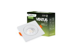 Oprawa Halogenowa Podtynkowa Ruchoma Kwadratowa Biała GU10 MR16 VENTUS Lumiled