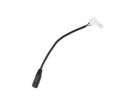 Złączka taśmy LED 2PIN DC 2.1 zatrzask gniazdo z przewodem 10mm