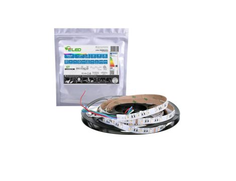 Taśma LED RGBW 300 SMD 4w1 24V 19W + zimna 6500K IP20 - ED00031574 /odcinki po 5 m/