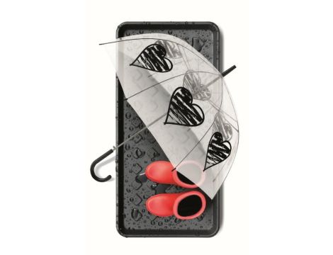 PROSPERPLAST OCIEKACZ PODSTAWKA POD BUTY  IPO720 - CZARNY - 2