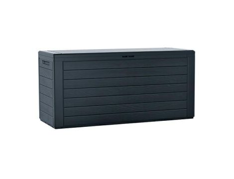 SKRZYNIA OGRODOWA 280L WOODEBOX - ANTRACYT