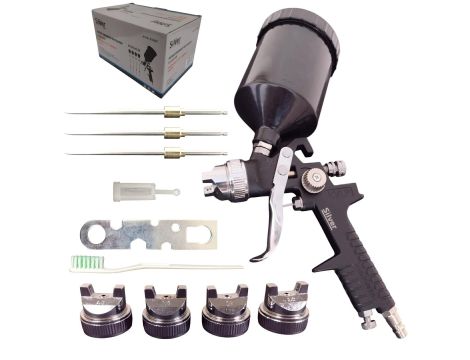 SILVER PISTOLET LAKIERNICZY 1,3/1,4/1,7/2,0mm 600ml
