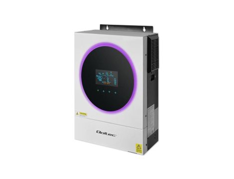 Qoltec Hybrydowy inwerter solarny Off-Grid 6kVA 6kW 120A MPPT LCD Wi-Fi BMS Sinus