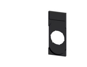 Uchwyt na etykiety, 22 mm, do przycisku podwójnego - 3SU1900-0AK10-0AA0