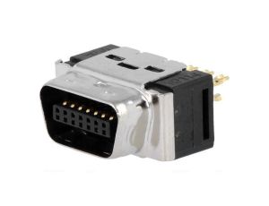 Złącze: MDR PIN: 14 ekranowane na przewód Mat: poliester wtyk 10114-3000PE 7100206785