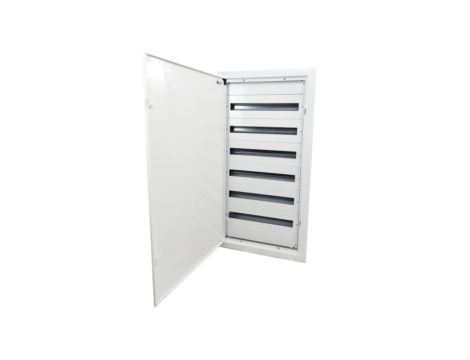 Rozdzielnica podtynkowa metalowa 144 modułowa 6x24523x1115x130 RAL9003 IP30 MP144/6/24