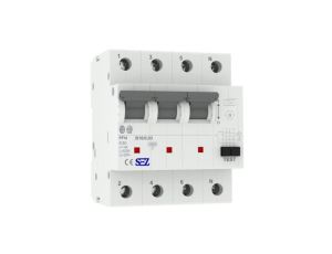 B16A 30mA 4P 10kA TYP A Wyłącznik różnicowoprąd z członem nadprąd RCBO 0090903 SEZ 9951