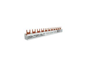 Szyna łączeniowa grzebieniowa PS/G 3-fazowa 11-modułowa 12mm2 80A DV 6275
