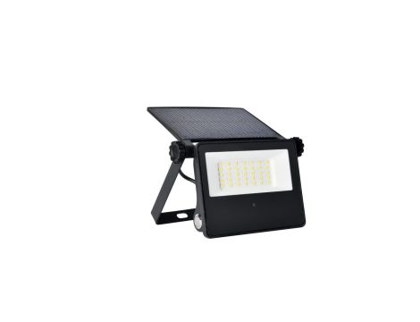Projektor solarny LED mikrofalowy czujnik ruchu i zmierzchu SN-1 1.4W 4000K 400lm IP65 czarny naświetlacz EC20119