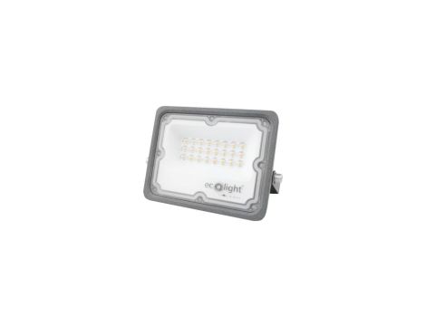 Projektor Naświetlacz LED PREMIUM 20W 2000LM 4000K IP65 kąt 90 stopni szary 3 lata gwar. EC20489