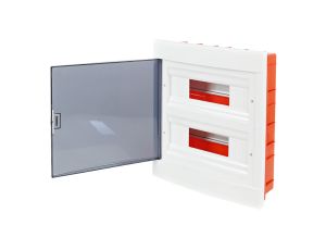 Rozdzielnica modułowa 2x12 podtynkowa IP40 biała