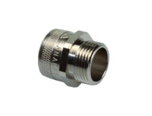 Dławik ANACONDA STRAIGHT FIXED FITTING IP54 PG48 MALE FOR FCD/FCE 50, NICKELPL. BRASS 2602480