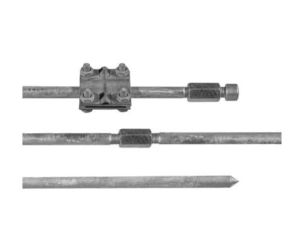 Uziom skręcany kompletny 3m fi16mm (2x1,5m) OC ocynk galwaniczny R.8055G