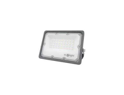 Projektor Naświetlacz LED PREMIUM 30W 3000LM 4000K IP65 kąt 90 stopni szary 3 lata gwar. EC20490