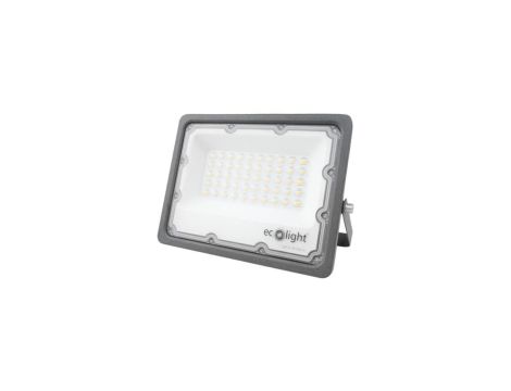 Projektor Naświetlacz LED PREMIUM 50W 5000LM 4000K IP65 kąt 90 stopni szary 3 lata gwar. EC20491