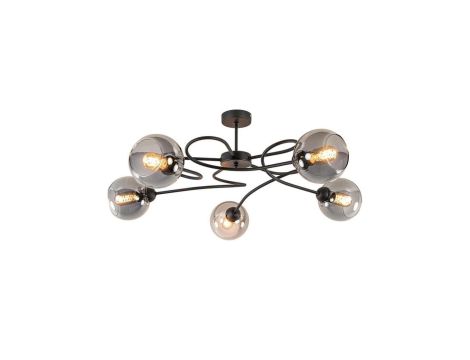 Lampa sufitowa nowoczesna 5xE27 BLOM BLACK