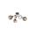 Lampa sufitowa czarna nowoczesna RING E27 max.60W