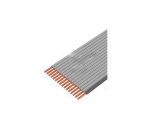 Przewód: wstążkowy 0,635mm linka Cu nieekranowany szary 30,5m 3754-40 (100FT)