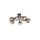 Lampa sufitowa czarna nowoczesna 5 punktowa RING E27 max.60W