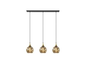 Lampa wisząca nowoczesna 3xE27 CALLISTO BLACK/GOLD