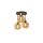 Lampa sufitowa nowoczesna 3xE27 CALLISTO BLACK/GOLD
