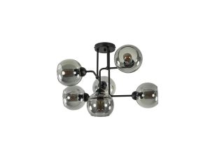 Lampa sufitowa nowoczesna 6xE27 COSMO BLACK