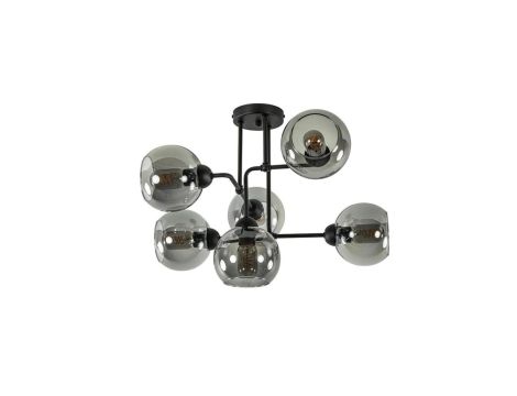 Lampa sufitowa nowoczesna 6xE27 COSMO BLACK