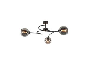 Lampa sufitowa nowoczesna 3xE27 BLOM BLACK