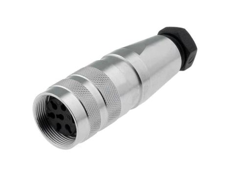 C091-31D0061002 Złącze M16 wtyk żeński lutowanie na przewód 6PIN 5A 300V