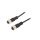 M12A05FL12AFLSB001 Kabel do czujników/automatyki 5PIN M12-M12 1m wtyk wtyk