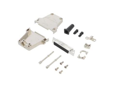 D-Sub HD żeńskie proste lutowanie na przewód UNC 4-40 -PIN 44 L17DTZF25-LJS-RG+L77HDB44S