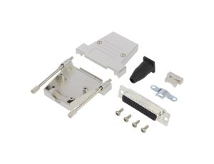 Złącze D-Sub HD żeńskie proste lutowanie na przewód UNC 4-40 -PIN 44 L17DTSL25-RG-LJS-T+L77HDB44S