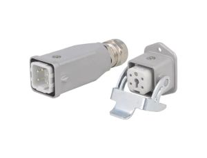 Złącze HDC męski + żeński C146 5-PIN 4+PE rozmiar A3 M20 C146 10E004 924 4