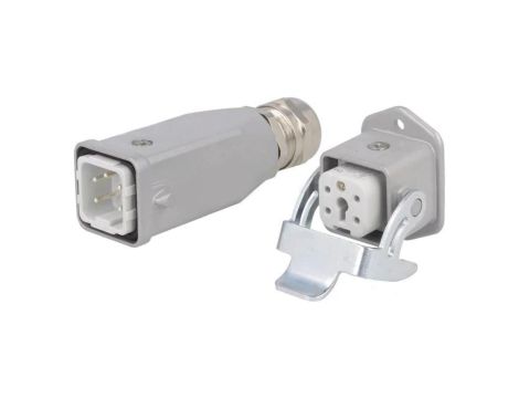 C146-10E0049244 Złącze HDC męski + żeński C146 5PIN 4+PE rozmiar A3 M20